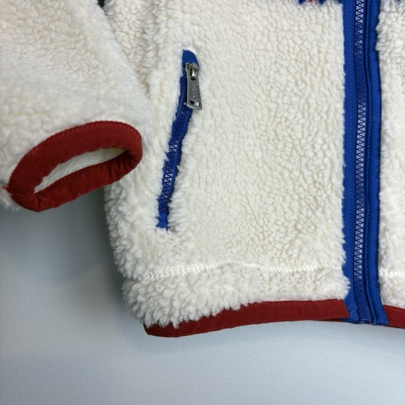 Polo Ralph Lauren Sherpa Fair Isle Teddy Fleece Jacket Ski Zip Girl Sz 5 - Picture 9 of 16
